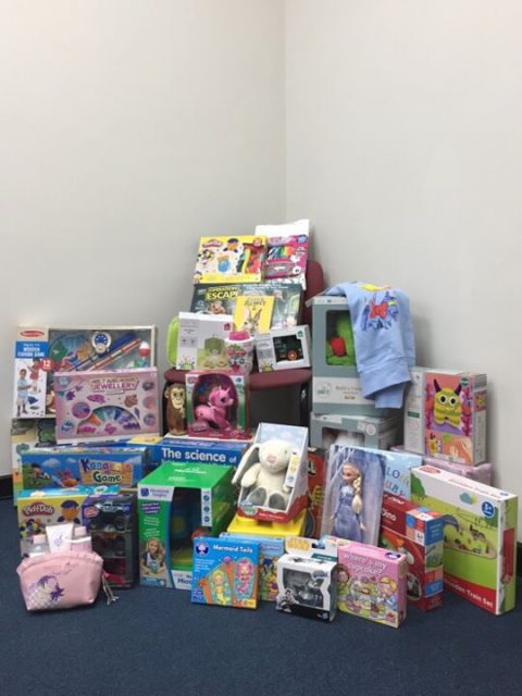 Interclass donations for Property for Kids